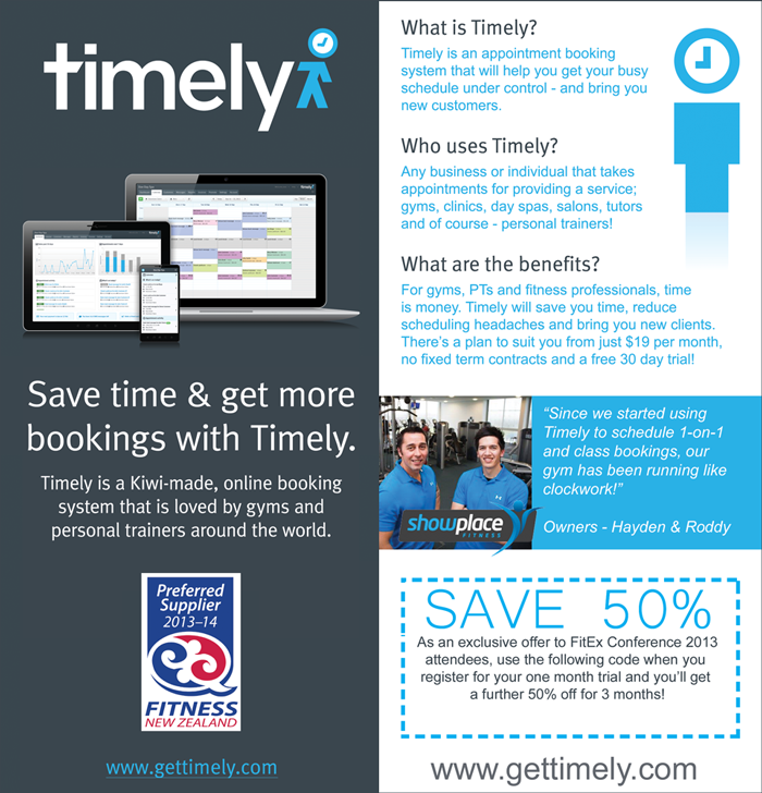 Timely FitEx 2013 Flyer