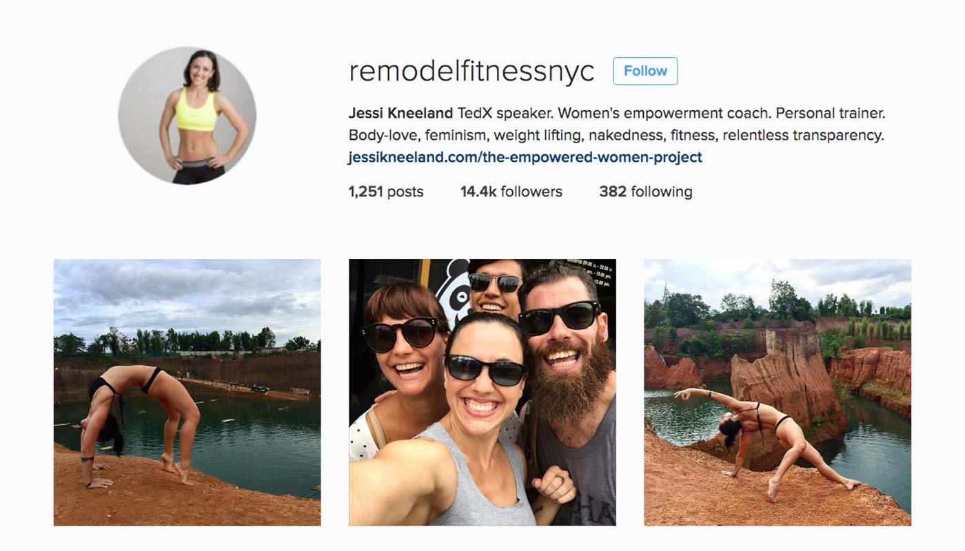 Social media for fitness with Jessi Kneeland