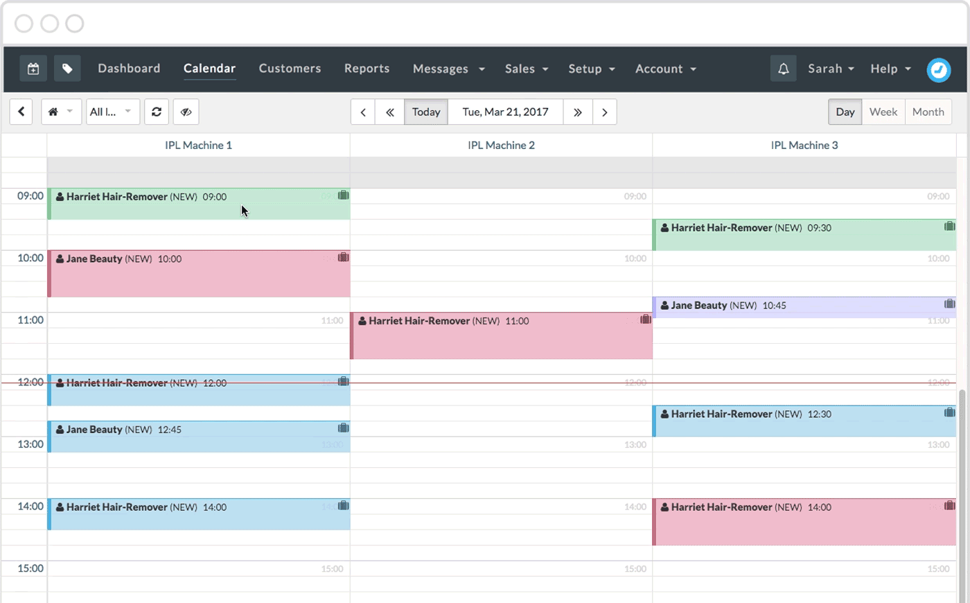 How to use the resource calendar Timely
