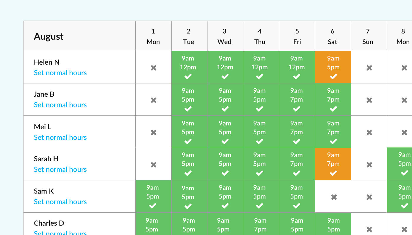 How To Use The Roster Timely