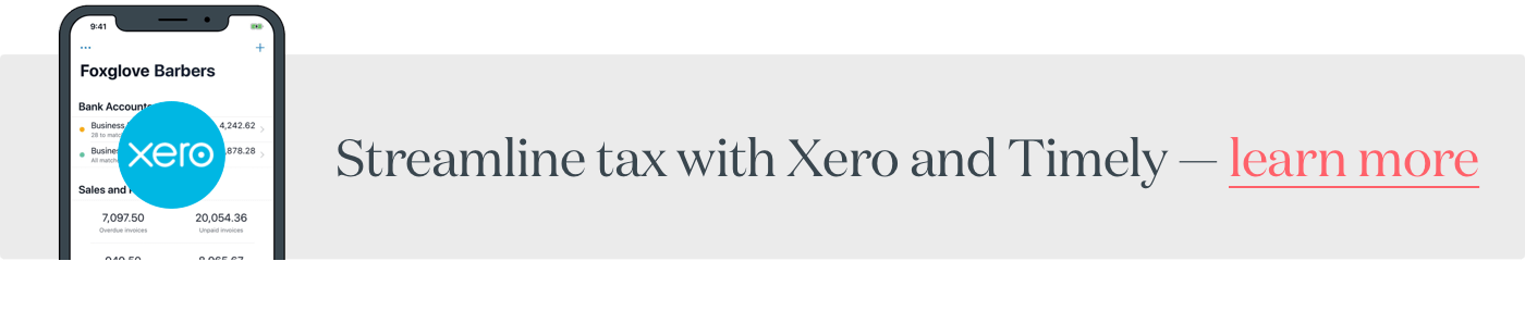 Get Timely and Xero in your business